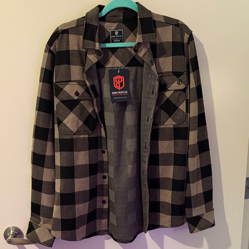 Born Primitive Stretchy Flannel NWT